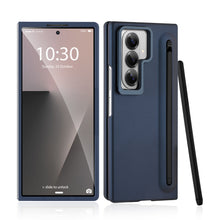 將圖片載入圖庫檢視器 SOKAD - 全城熱賣 - 適用於三星 Galaxy Z Fold7 手機殼 自帶手寫筆,鋼化膜和支架 酒紅色