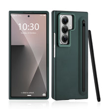 將圖片載入圖庫檢視器 SOKAD - 全城熱賣 - 適用於三星 Galaxy Z Fold7 手機殼 自帶手寫筆,鋼化膜和支架 酒紅色
