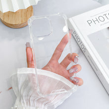 將圖片載入圖庫檢視器 SOKAD - 全城熱賣 - 適用於 iPhone 13 Pro Max 大孔四角防摔透明纖薄手機殼