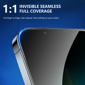 SOKAD - 全城熱賣 - iPhone 13 Pro Max 全屏防摔防偷窺手機膜 熒幕保護貼 玻璃膜 防指紋鋼化膜 手機膜