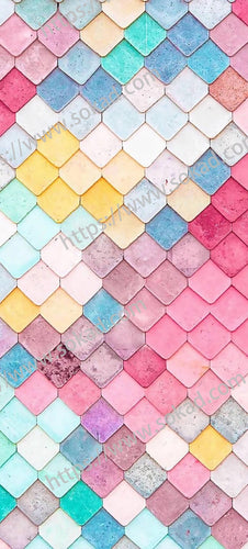Pink Mermaid Scale