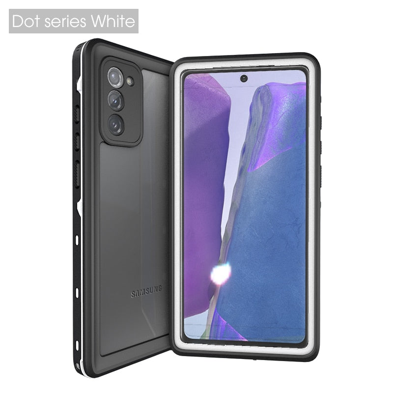 Waterproof Phone Case for Samsung S20 Ultra S21 Plus Note 20 Ultra Shockproof Case for Samsung Galaxy Note 10 Plus S20 A51 Cover