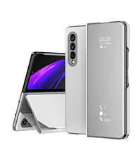 將圖片載入圖庫檢視器 Z Fold 4 3 5G Funda Flip Case For Samsung Galaxy Z Fold 2 W21 Mirror Clear View PU Leather Shell Phone Case Cover W22 Capa