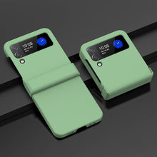 將圖片載入圖庫檢視器 Z Flip 4 Case For Samsung Galaxy Z Flip 3 4 5G Shockproof ZFlip3 Z Flip3 Flip4 CandyColor Silicone Phone Cover Cases