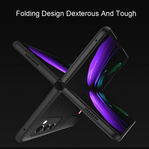 With Card Holder Leather Phone Bag Case for Samsung Galaxy Z Fold 3 4 Fold4 Fold2 Fold3 5G Fold 2 Anti-Scratch Protective Cover