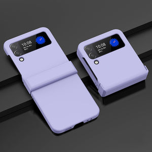 Z Flip 4 Case For Samsung Galaxy Z Flip 3 4 5G Shockproof ZFlip3 Z Flip3 Flip4 CandyColor Silicone Phone Cover Cases