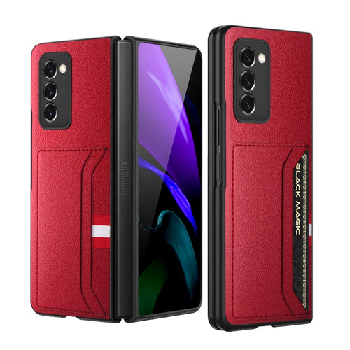 With Card Holder Leather Phone Bag Case for Samsung Galaxy Z Fold 3 4 Fold4 Fold2 Fold3 5G Fold 2 Anti-Scratch Protective Cover